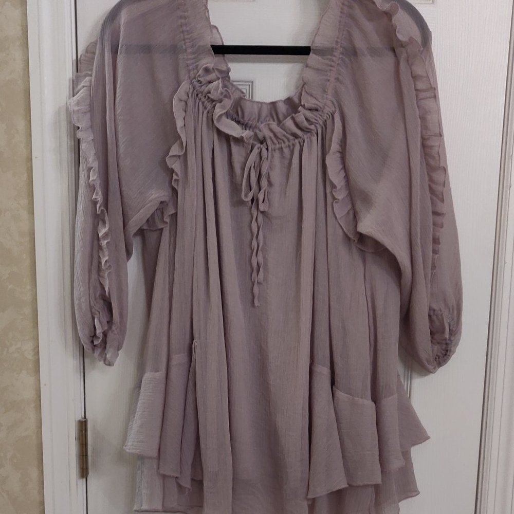 Tramp babydoll layered top